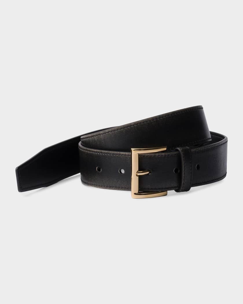 Prada Leather Belt | Neiman Marcus