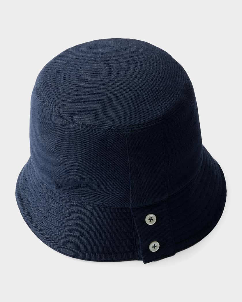 Prada Old Pique Bucket Hat | Neiman Marcus