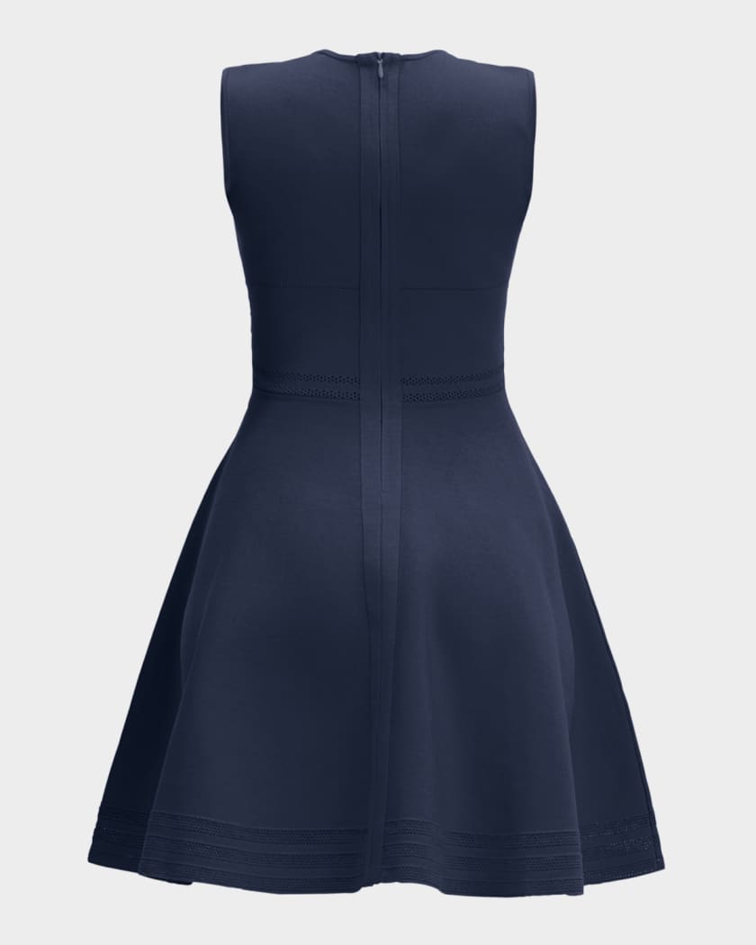 herve leger flare dress Herve Leger Women's Blakely Grommet Dress - Lipstick Red