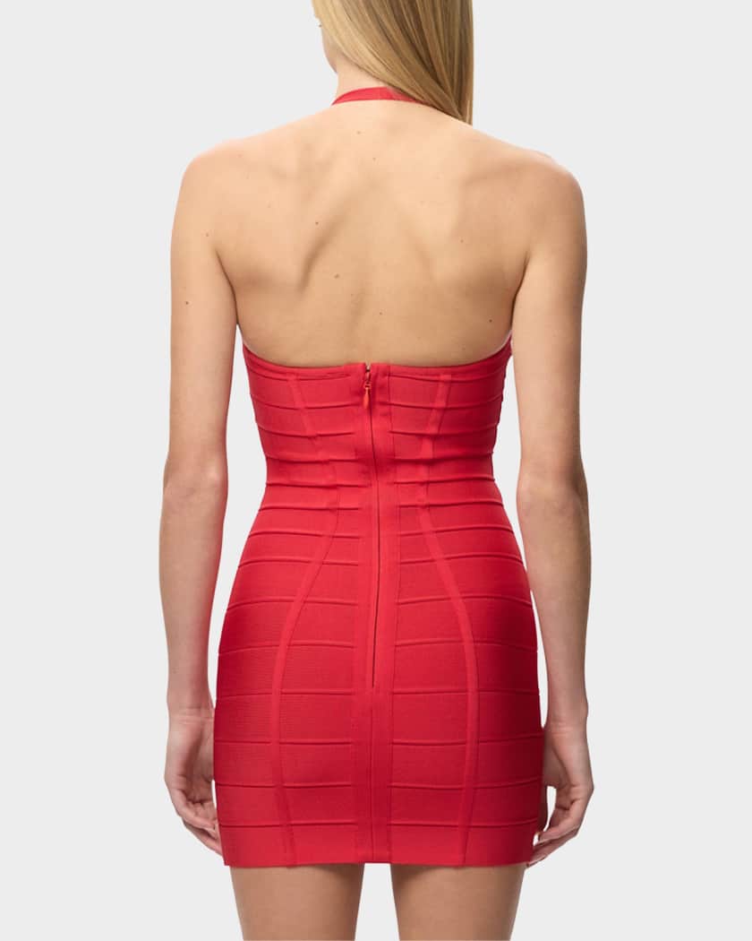 Herve Leger エルベレジェバンデージドレス Herve Leger The Holly Bandage Mini Dress | Neiman Marcus