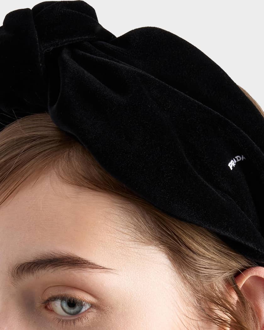 Prada Velvet Headband | Neiman Marcus