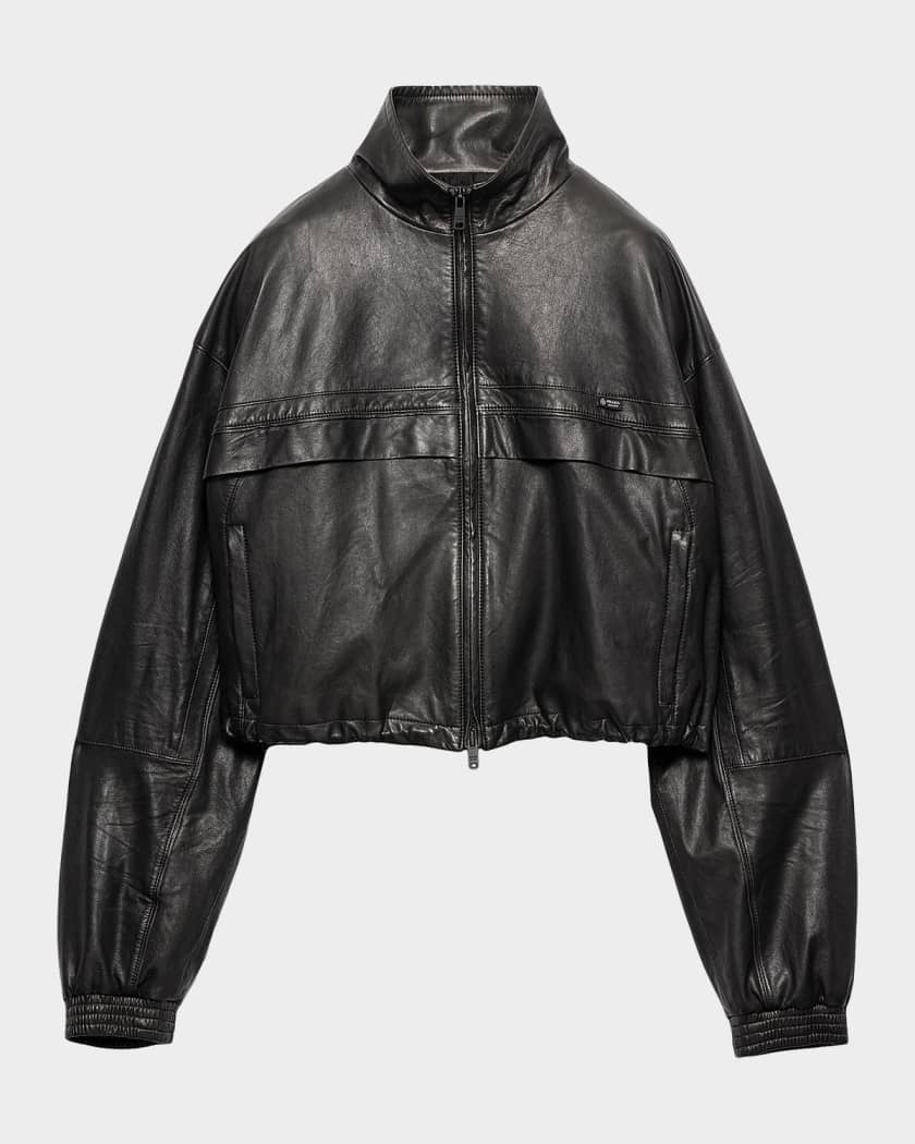 Prada Nappa Leather Jacket | Neiman Marcus