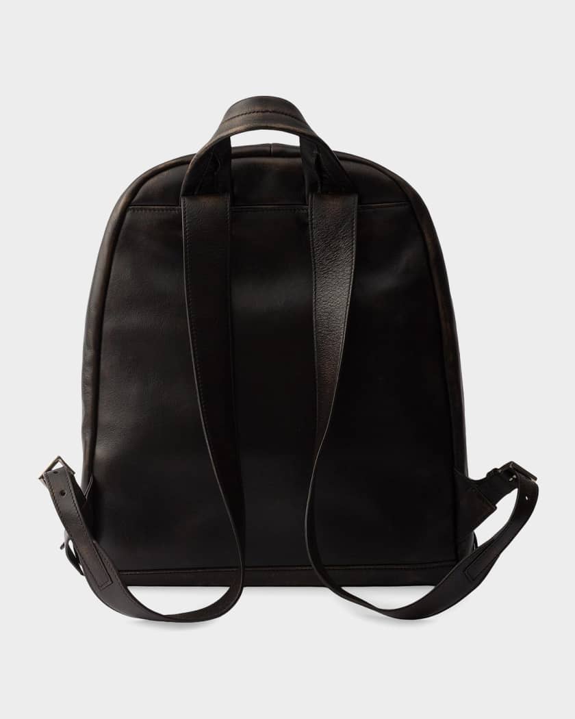 【PRADA Archive】Leather Backpack Prada Distressed Nappa Leather Backpack | Neiman Marcus