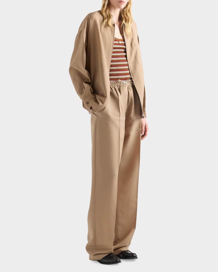 Prada Light Mohair Pants | Neiman Marcus