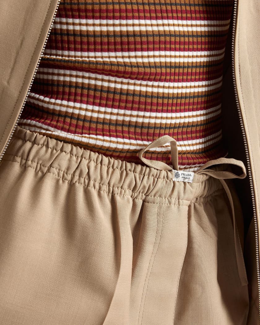 Prada Light Mohair Pants | Neiman Marcus