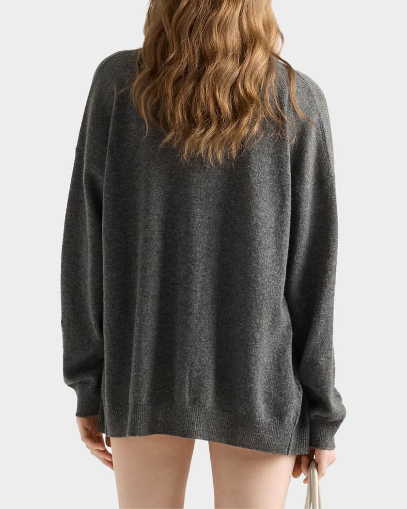 Prada Cashmere V-Neck Cardigan | Neiman Marcus