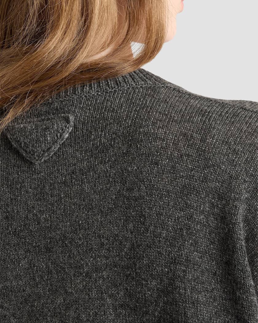 Prada Cashmere V-Neck Cardigan | Neiman Marcus
