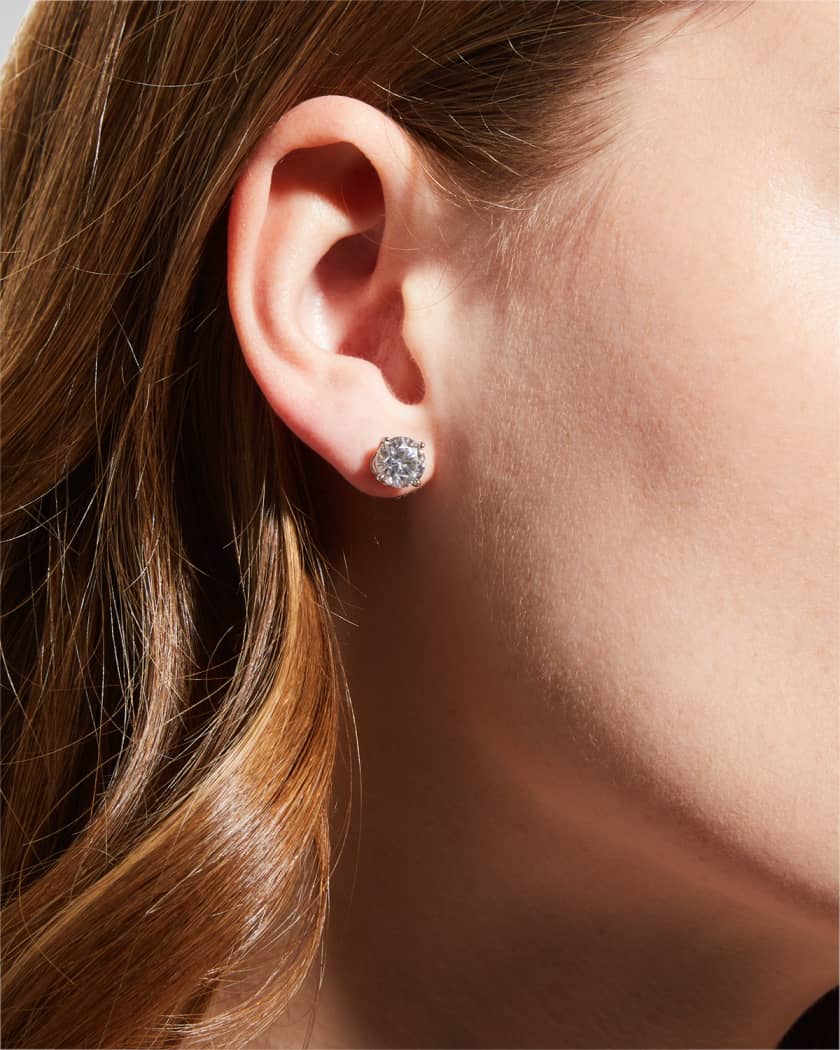 14K Yellow Gold 2.5ct Stud Earrings