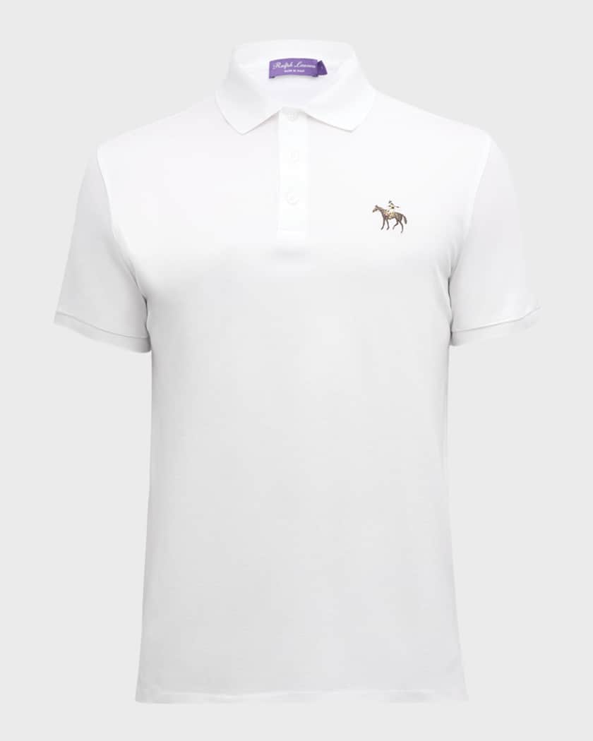 Ralph Lauren Purple Label Men's Custom Slim Fit Pique Polo Shirt | Neiman  Marcus