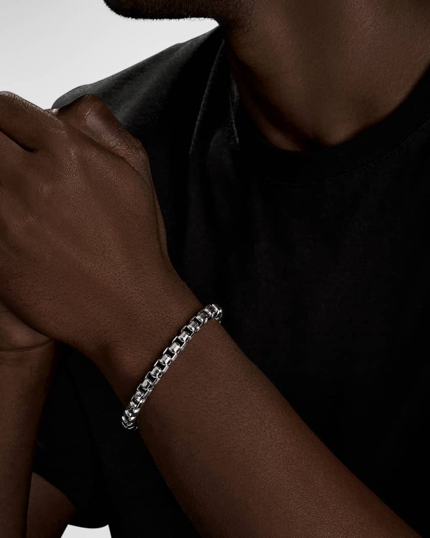 OFF-WHITE Silver-Tone Chain Bracelet for Men