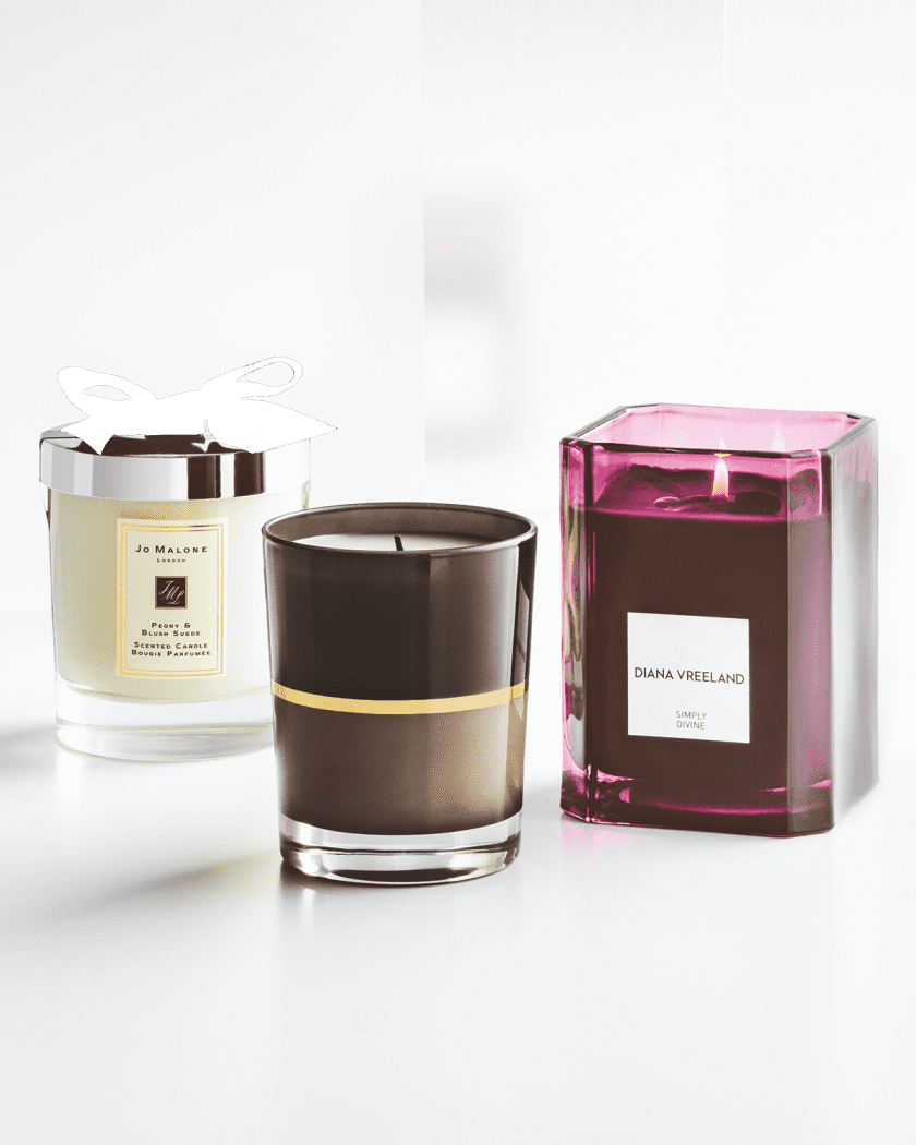 Peony & Blush Suede Scented Candle