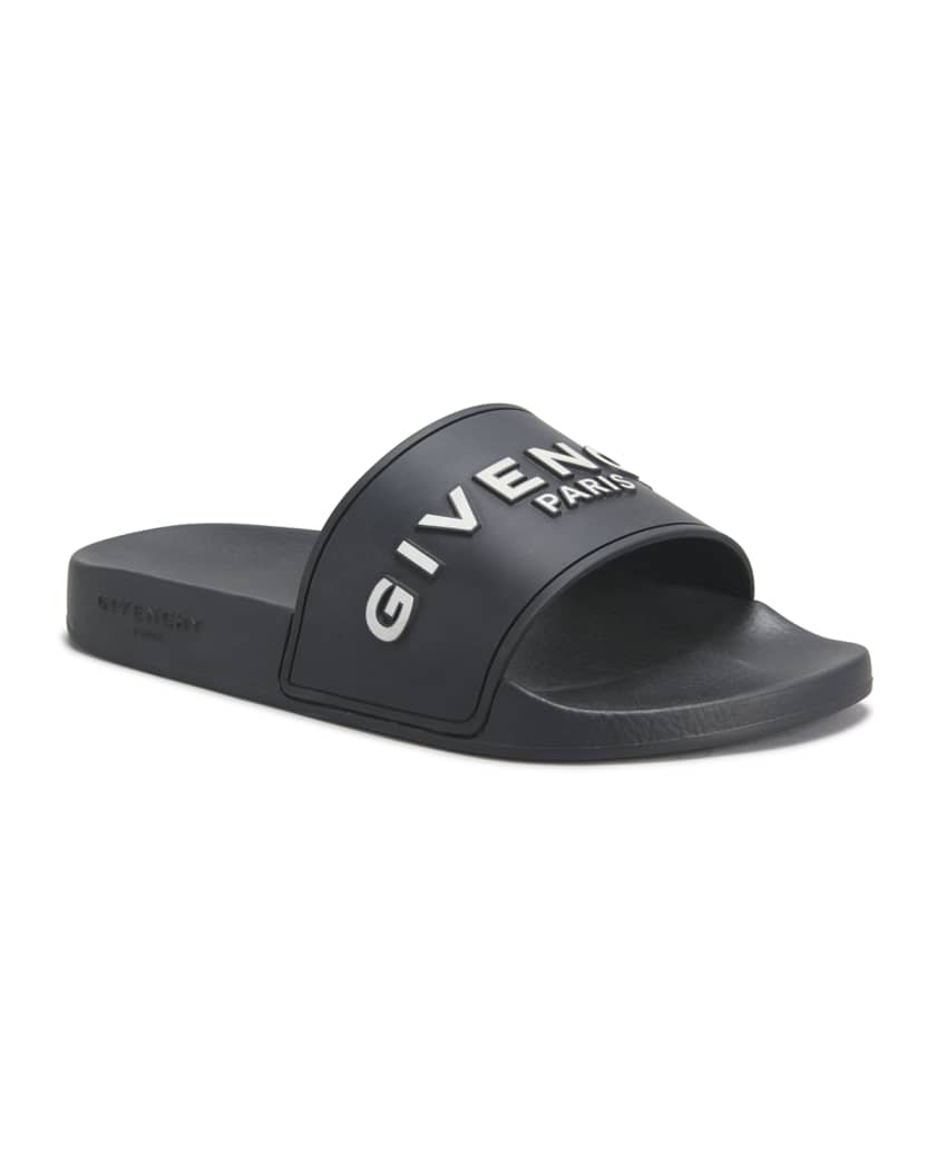 Logo Rubber Sandal Slide