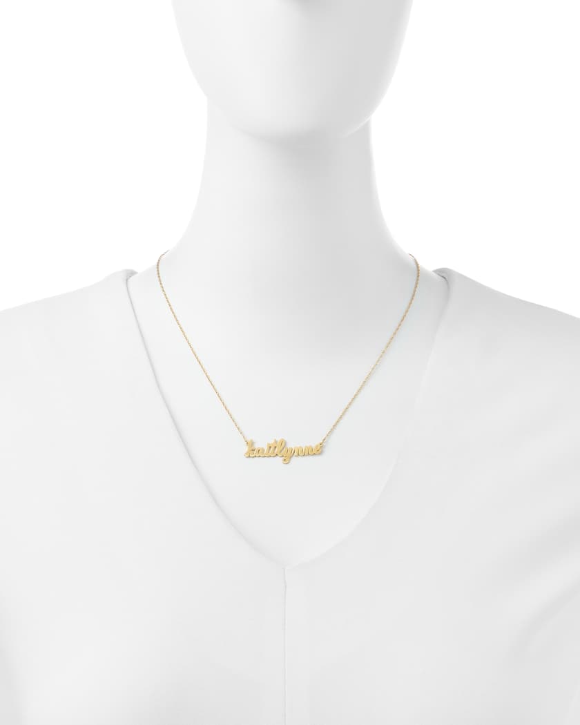 Jennifer zeuner name necklace hot sale