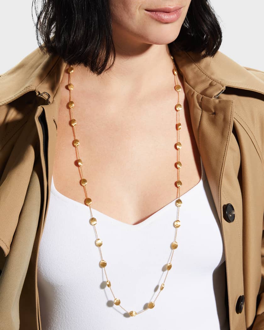 Elegance ラプードルオートニュアンス I 8.8g MARCO BICEGO マルコビチェゴ k18 天然アクアマリン ネックレス