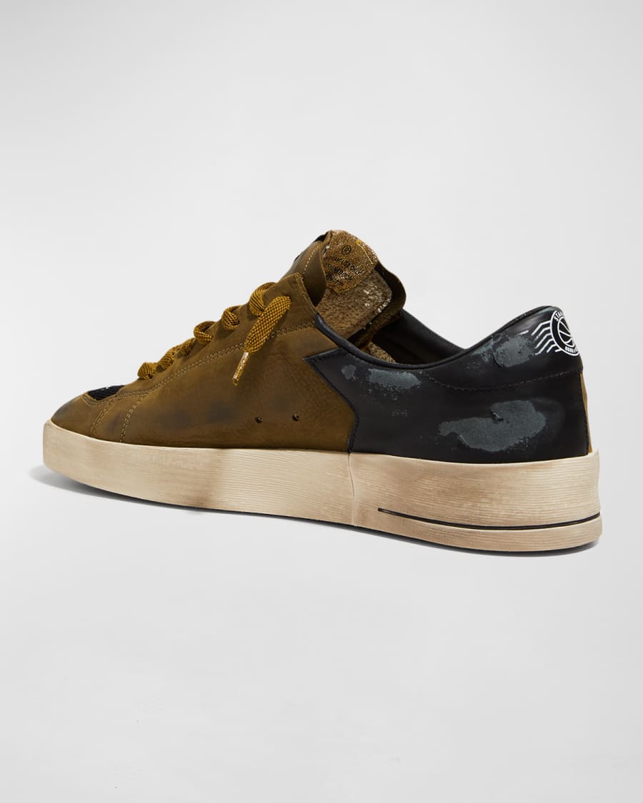 Men's Stardan Leather & Mesh Low-Top Sneakers