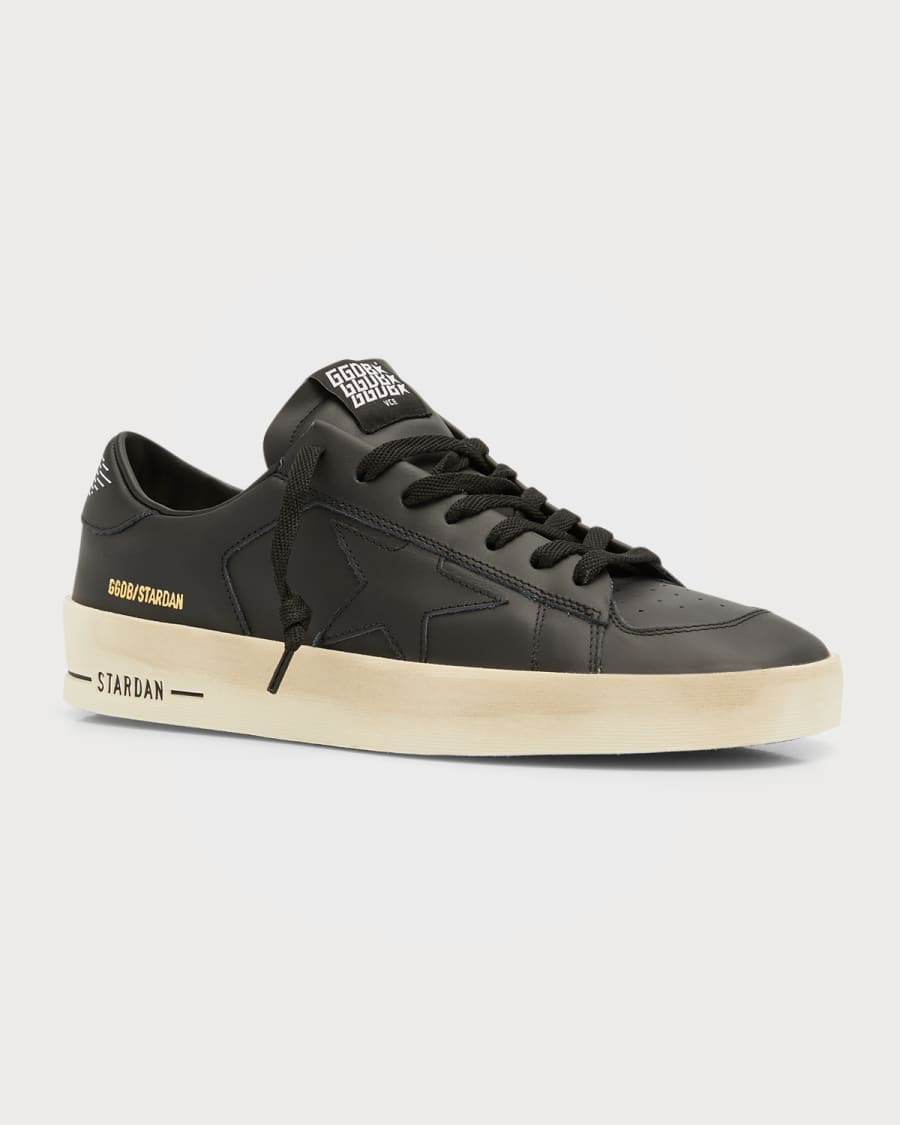 Men's Stardan Leather Low-Top Sneakers