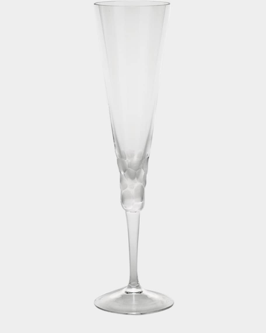 Moser Pebbles Champagne Flute Neiman Marcus