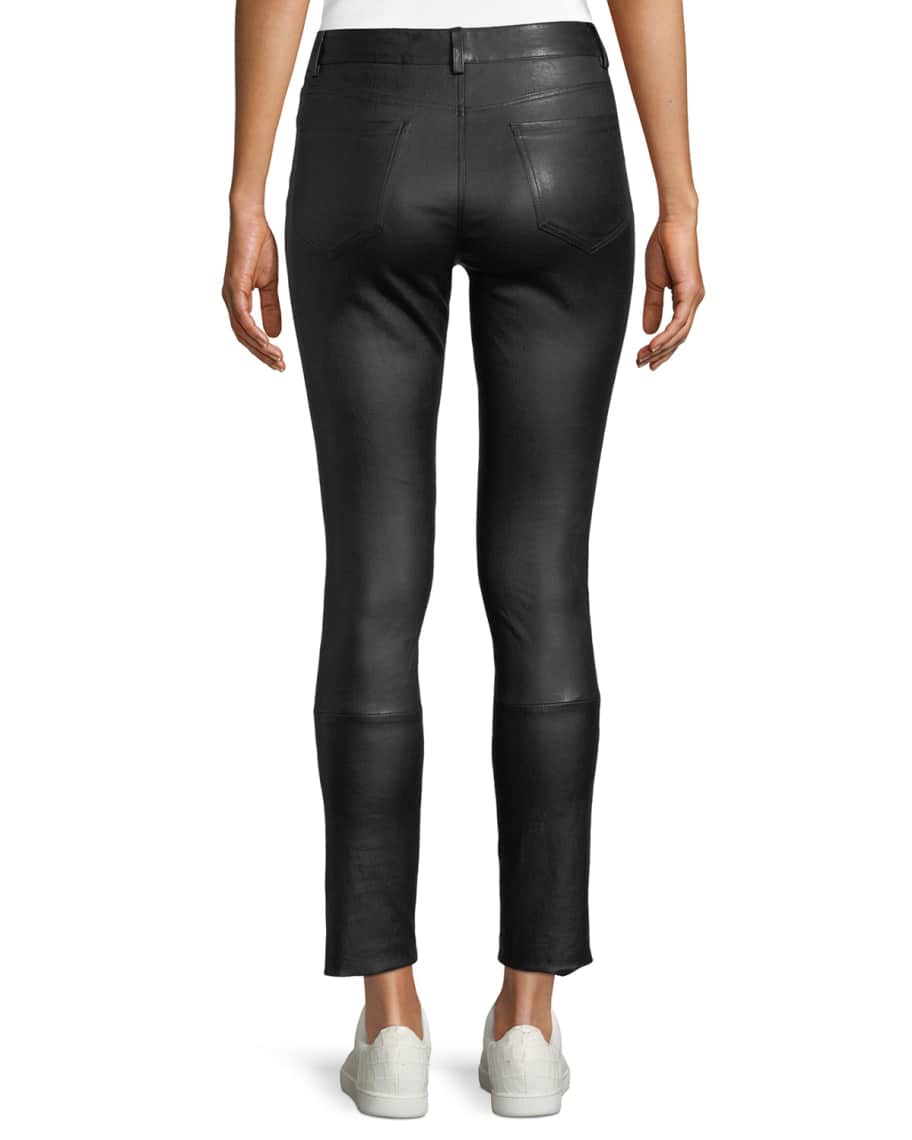 Theory bristol leather pants shop