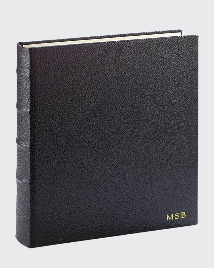 Large Clear Pocket Leather Photo Album