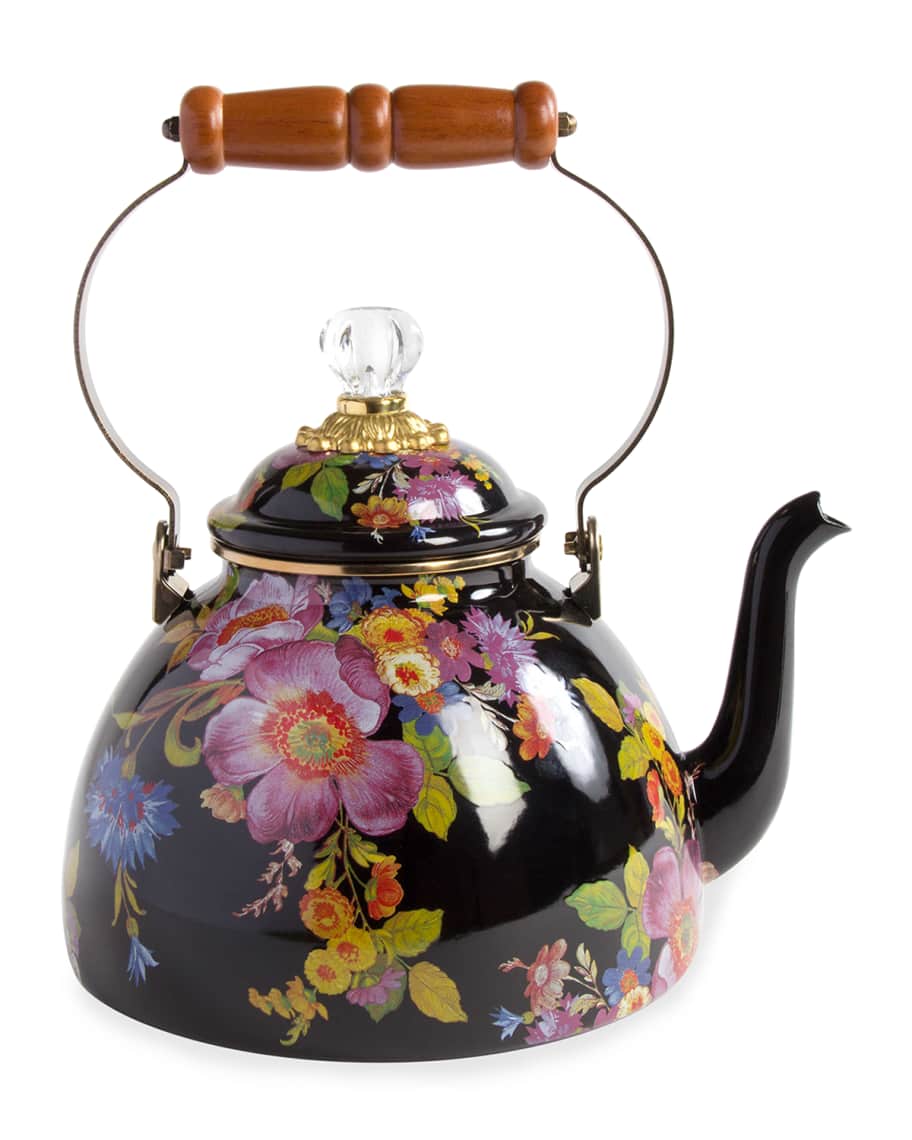 Flower Market Three-Quart Tea Kettle