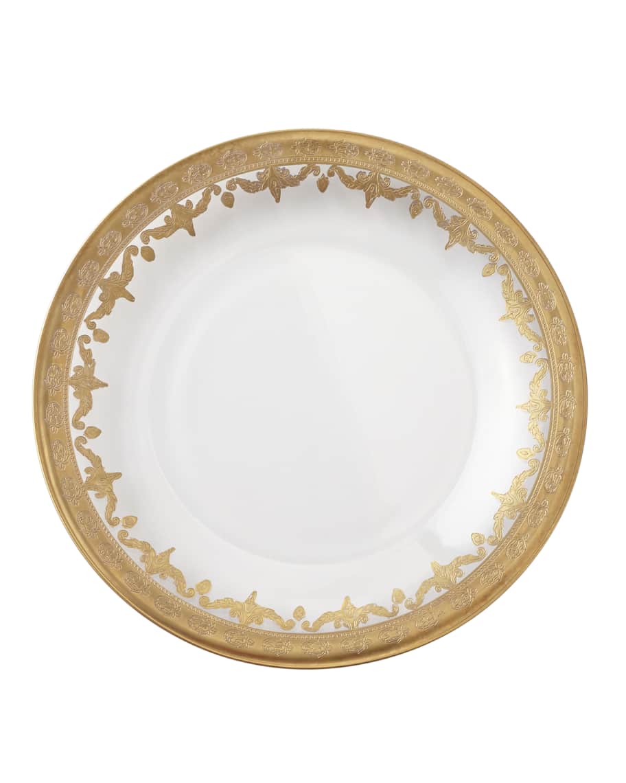 Arte Italica Vetro Gold Dinner Plate