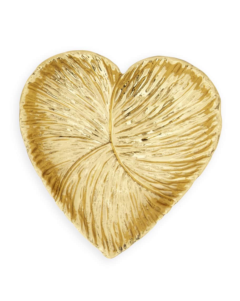 AERIN Large Brass Heart Dish Neiman Marcus