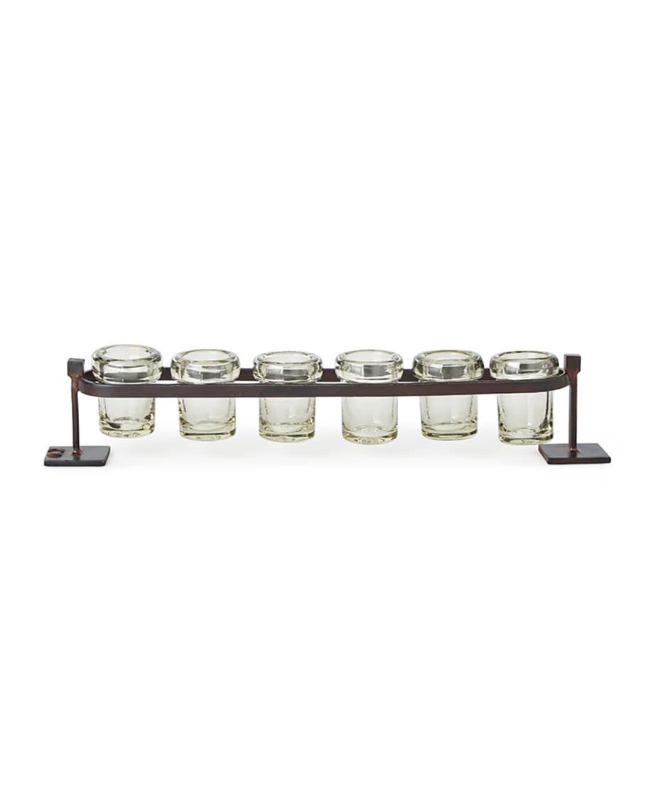 Jan Barboglio 6-Votive Firedance Railroad Votive Holder