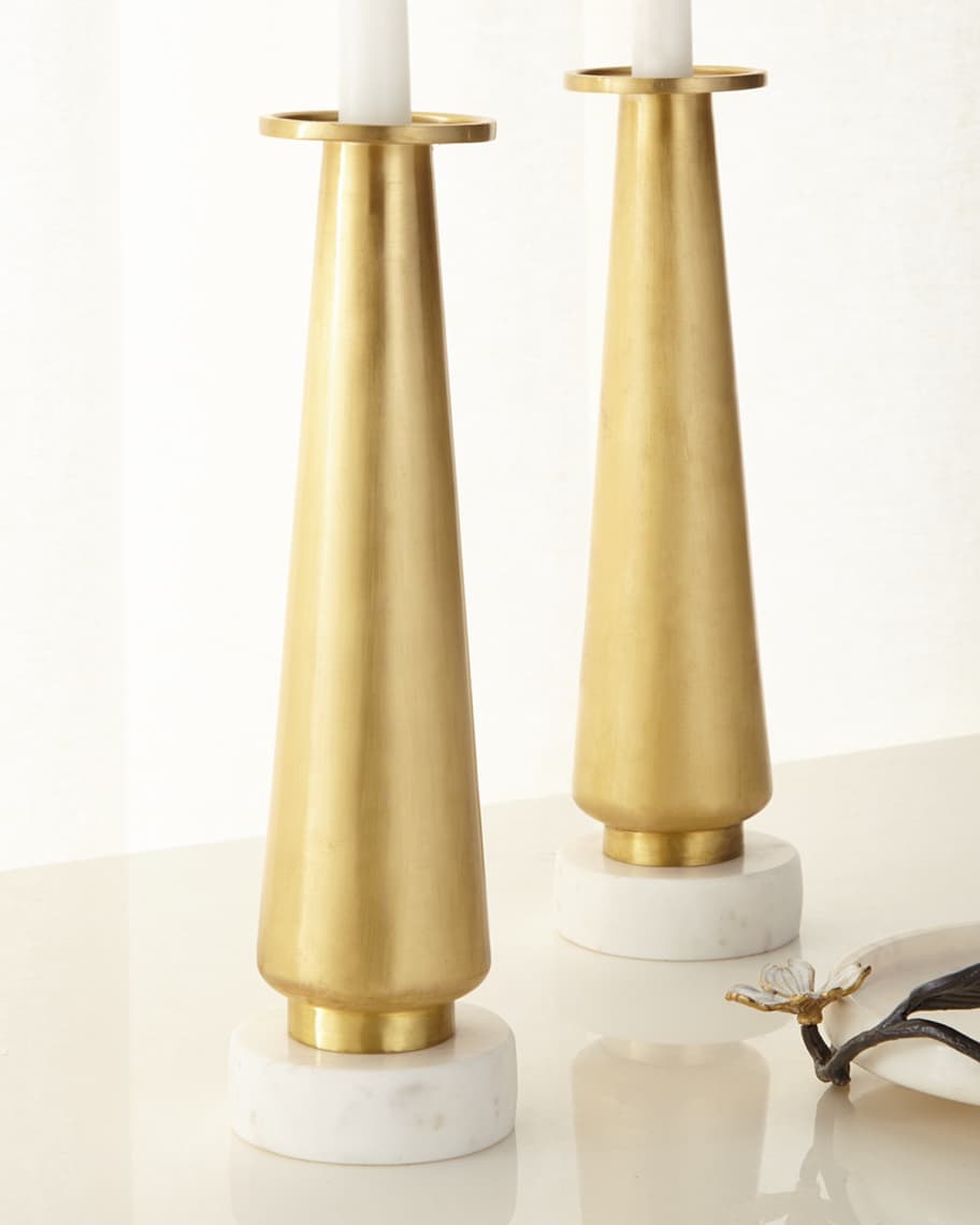 Michael Aram Dogwood Candleholders, Set of 2