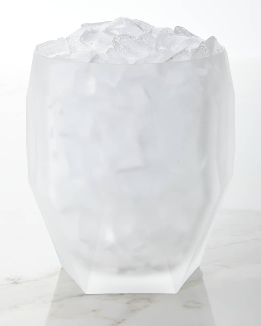 Ice Bucket Acrylic Clear Wave