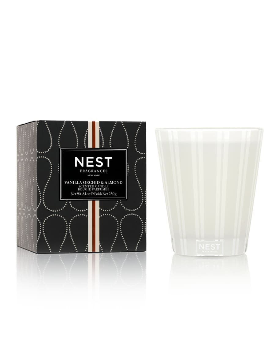 Vanilla Orchid & Almond Scented Candle