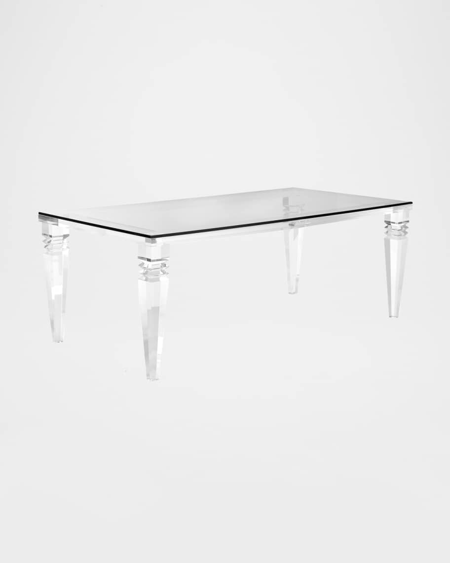 Interlude Home Christelle Acrylic Dining Table Neiman Marcus