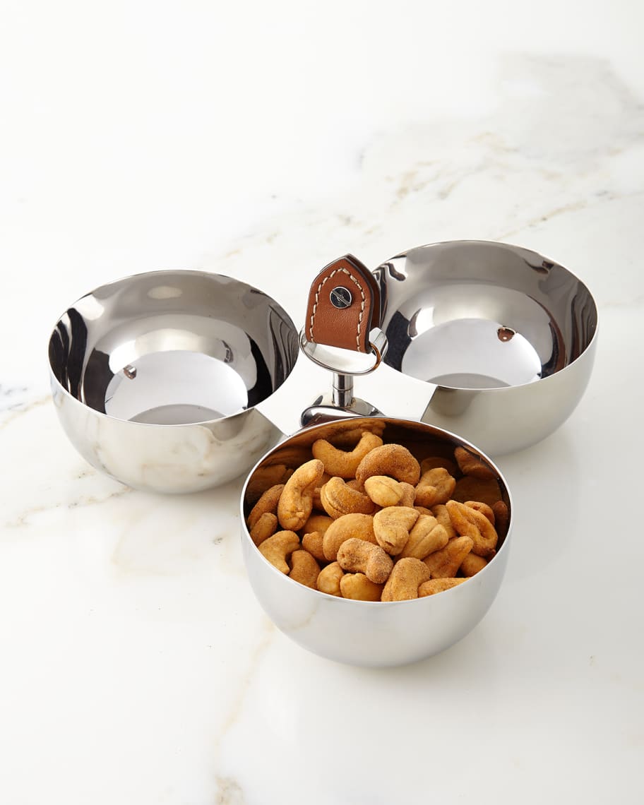 ラルフローレンホーム　3連ナッツボウル Ralph Lauren Home Wyatt Triple Nut Bowl | Neiman Marcus