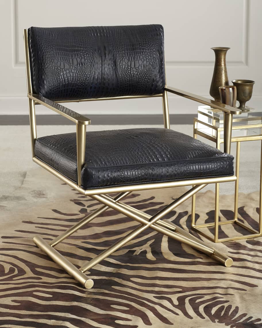 LV Louis Vuitton Custom Directors Chair, Furniture & Home Living