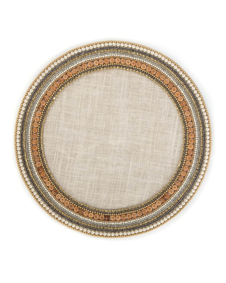 MacKenzieChilds Jeweled Circle Placemat Neiman Marcus