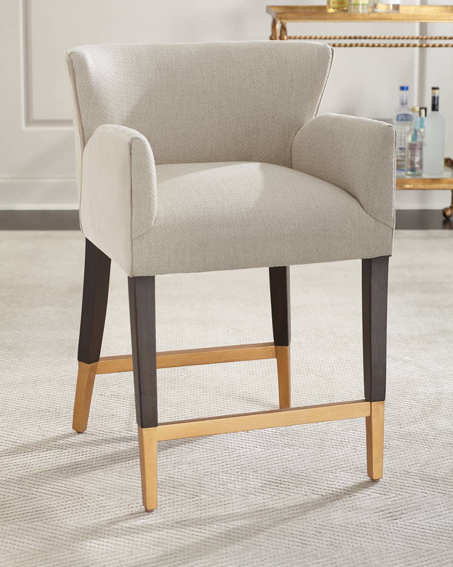 Peninsula Home Collection Stormi Upholstered Bar Stool Neiman Marcus