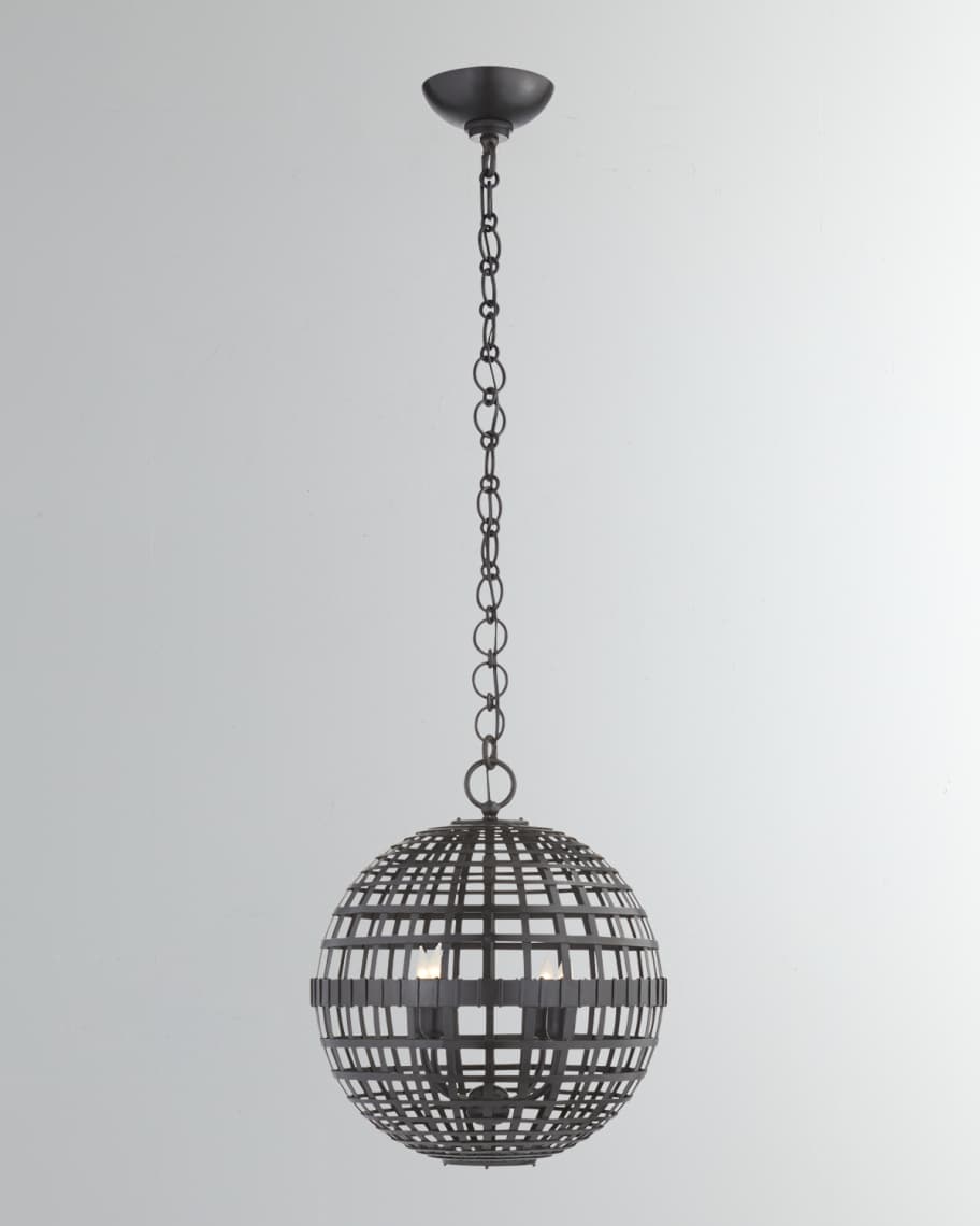 Visual Comfort Signature Mill Small Globe Lantern By AERIN Neiman Marcus