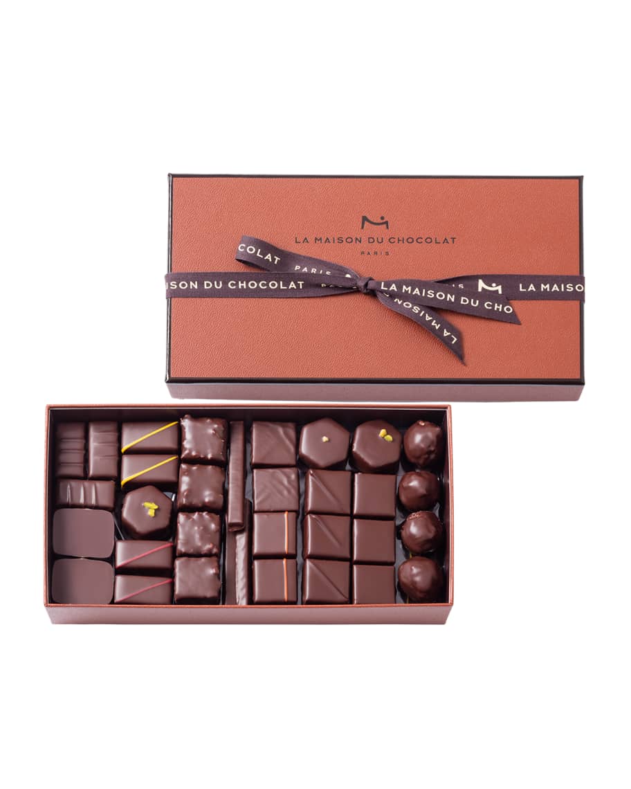 La Maison Du Chocolat 63Piece Coffret Maison Dark Chocolate Box