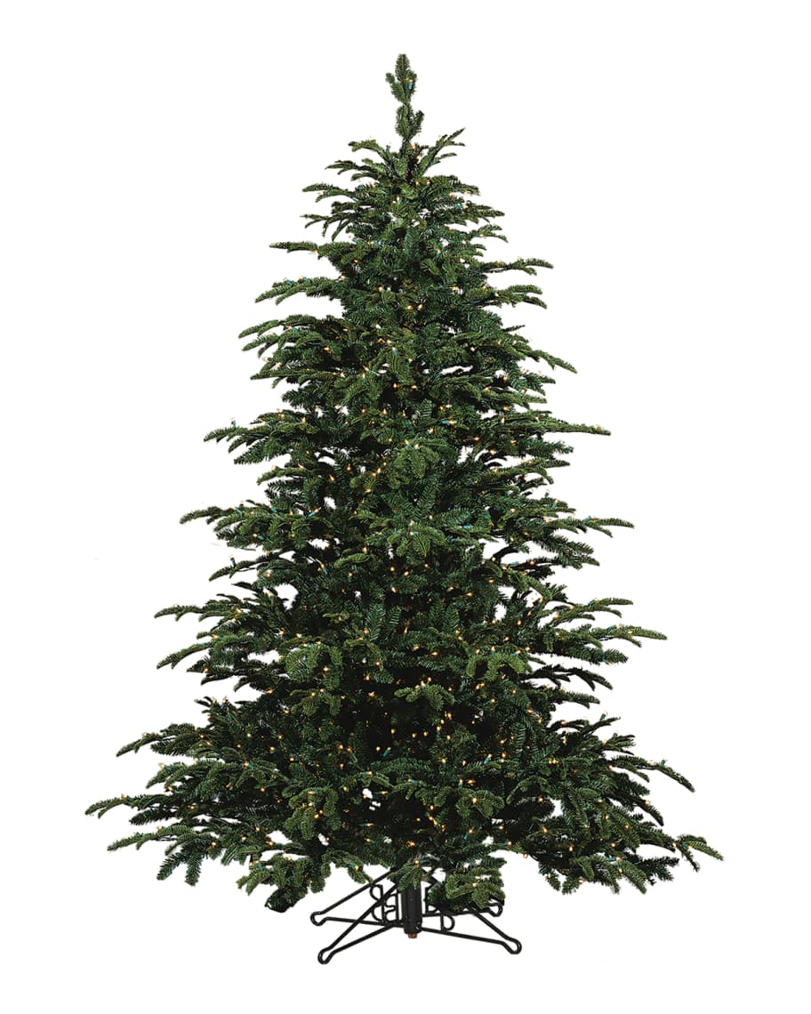 Barcana Star Fir Deluxe Glow Warm White LED Christmas Tree, 9' Neiman