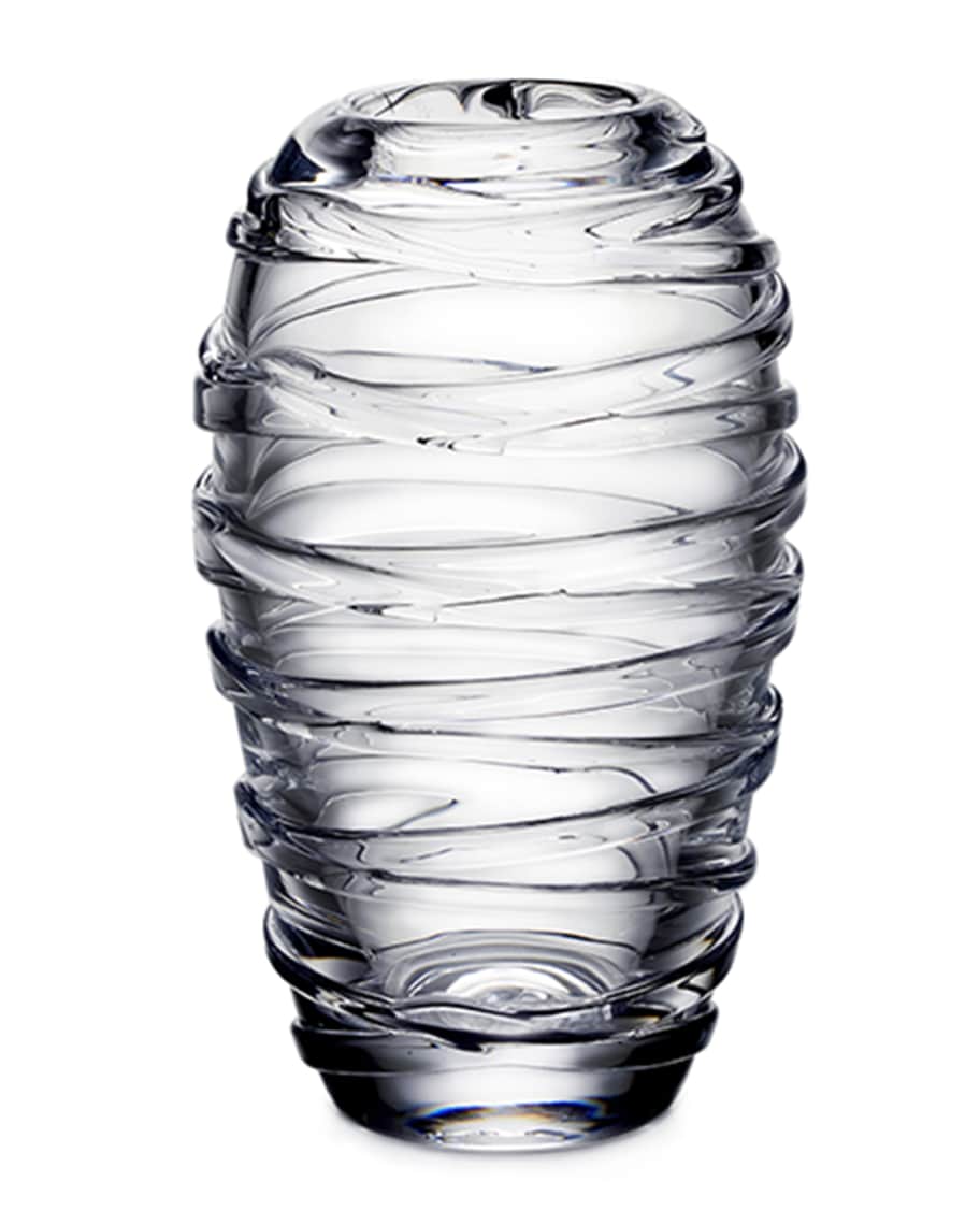 Simon Pearce Pure Switchback Small Vase Neiman Marcus