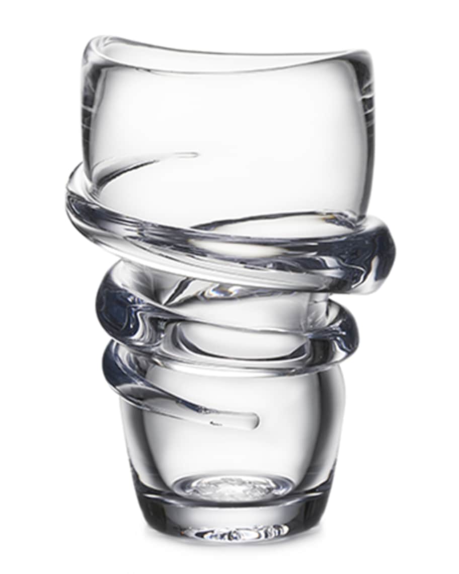 Simon Pearce Pure Helix Small Vase Neiman Marcus