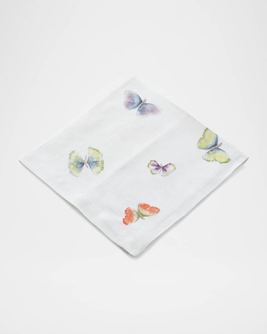 Michael Aram Butterfly Ginkgo Printed Dinner Napkins, Set of 4