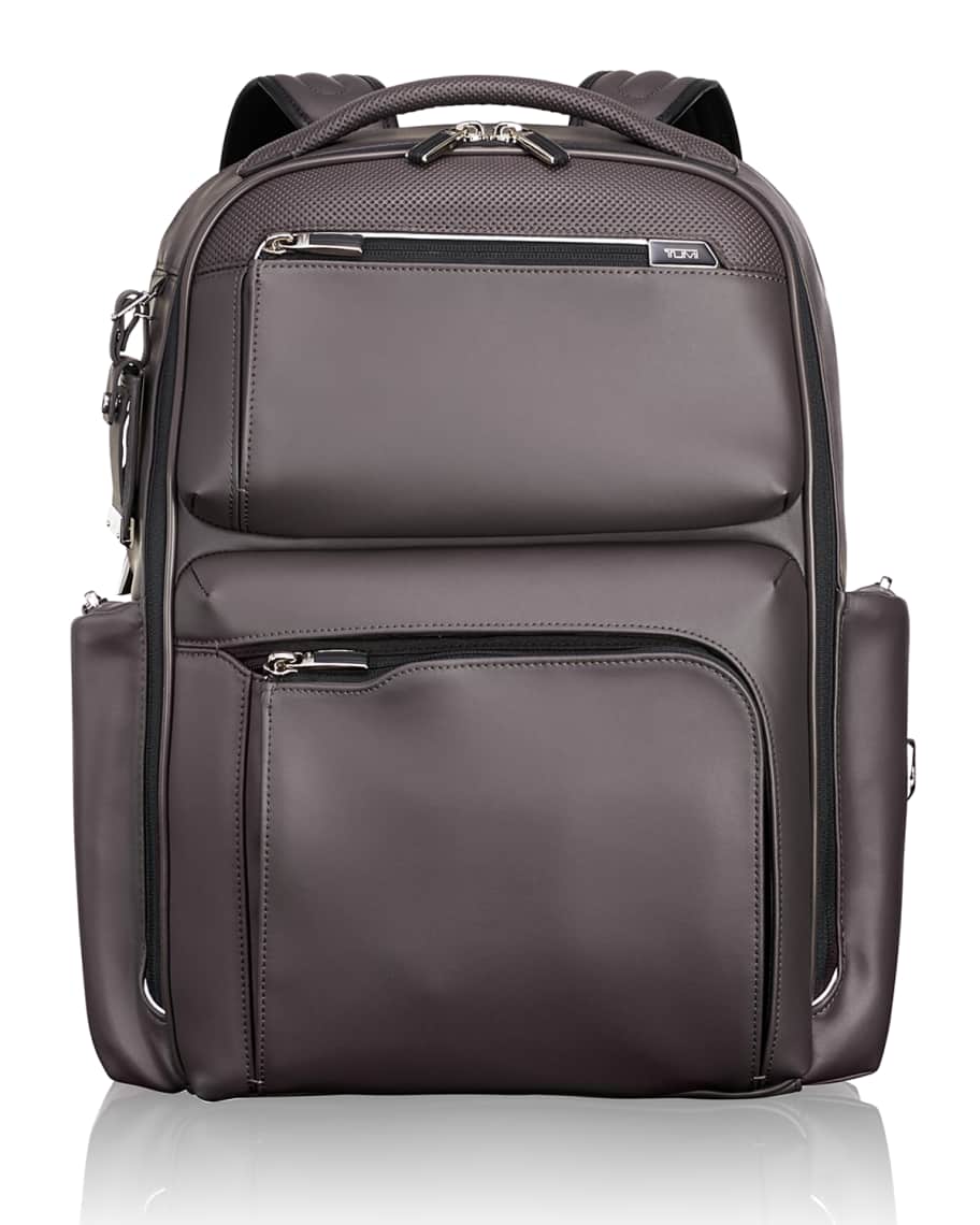美品TUMI Bradley 955012TP Leather Tumi Bradley Leather Backpack | Neiman Marcus