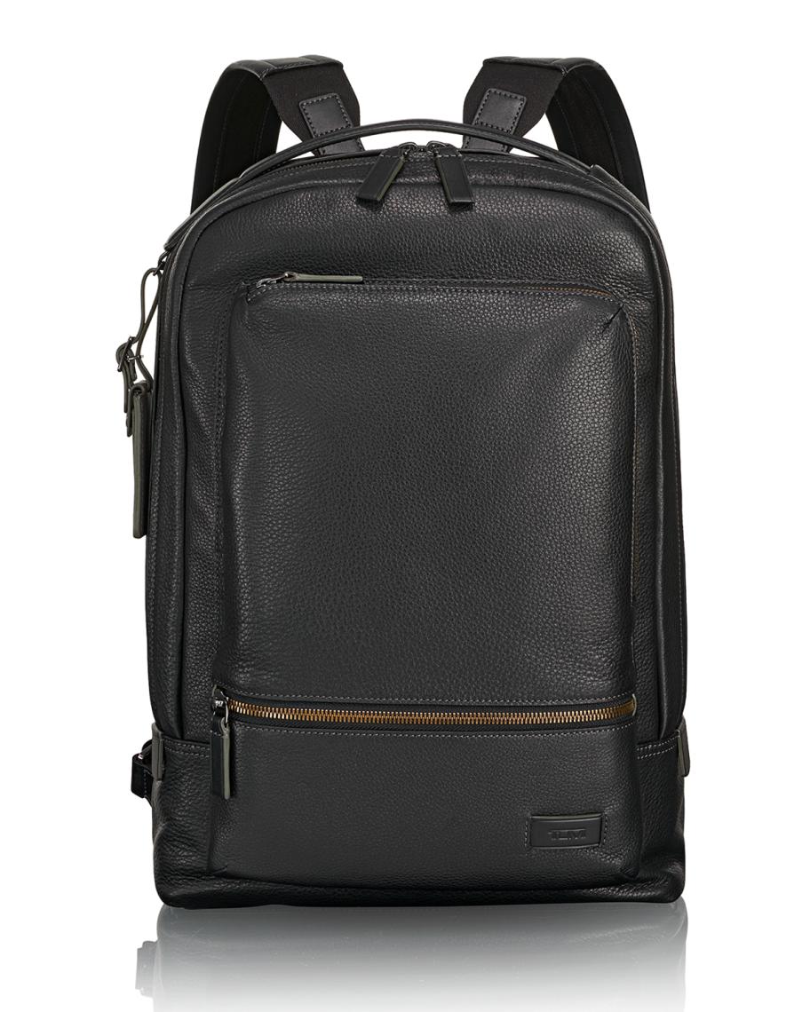 Tumi Bates Leather Backpack with 14