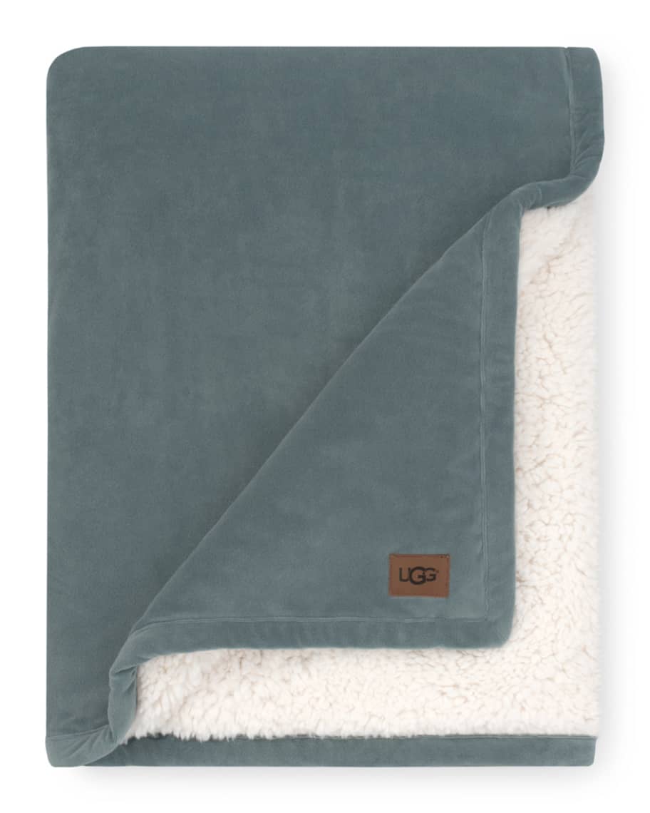 Ugg Blake Throw Blanket Glacier