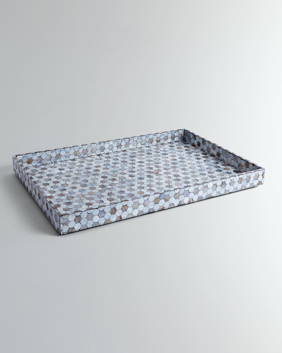 Global Views Large Mother-of-Pearl Tray