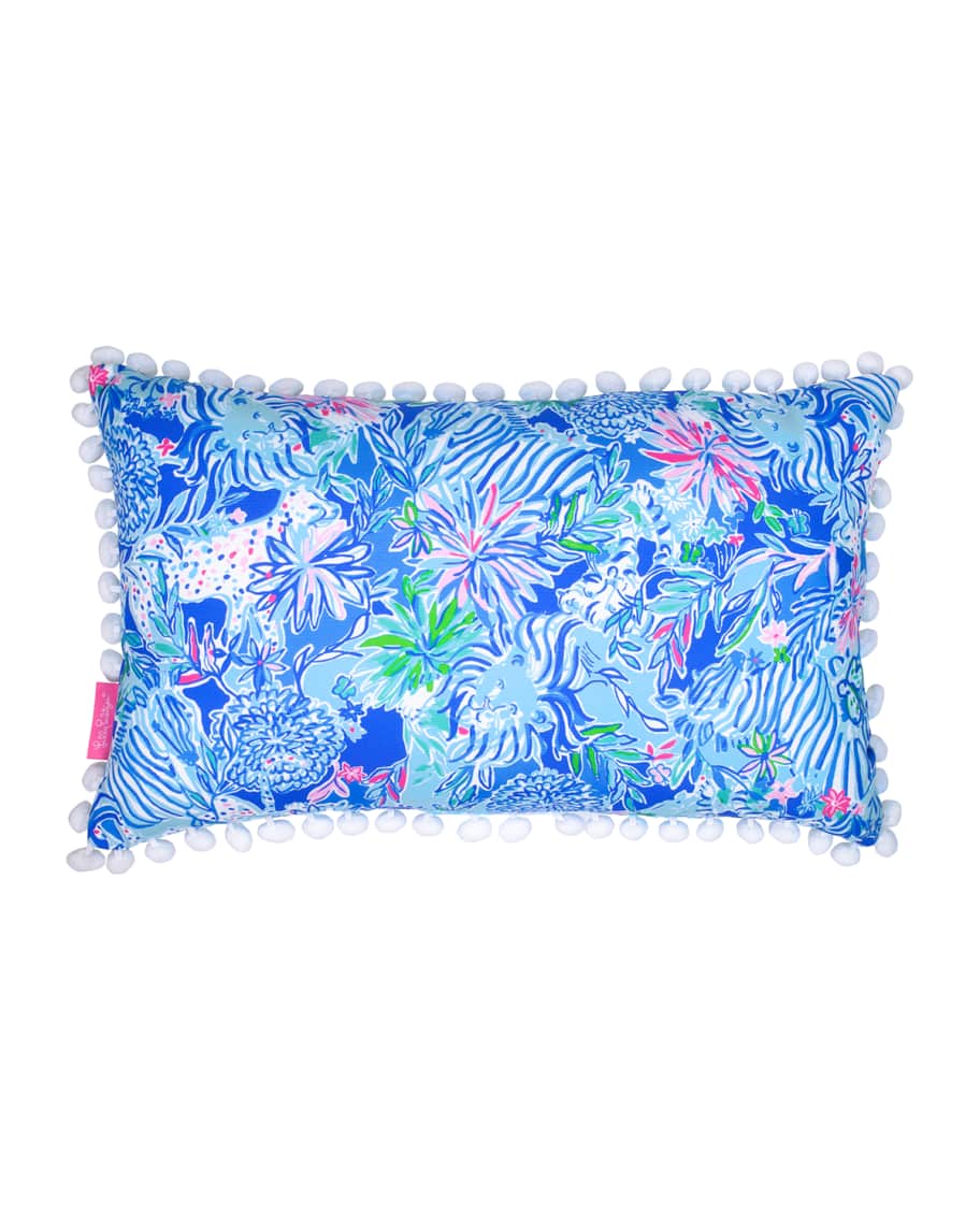 Lilly Pulitzer Lion Around Pillow Neiman Marcus