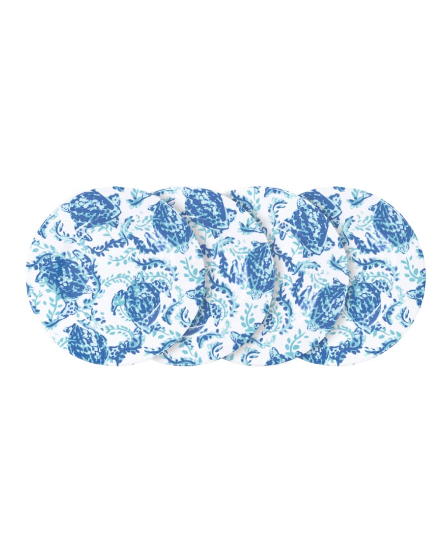 Lilly Pulitzer Turtley Awesome Plates, Set of 4 | Neiman Marcus