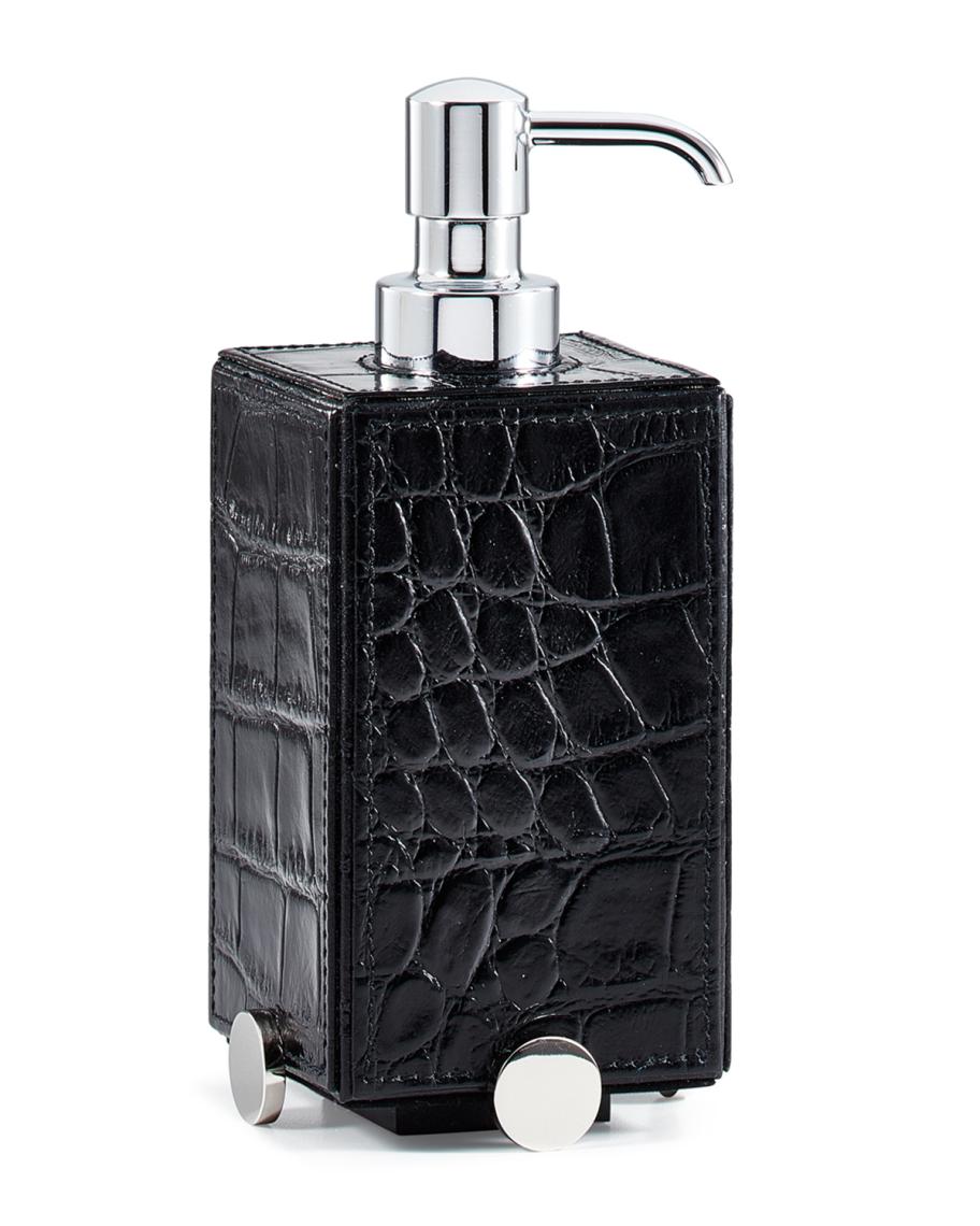 Labrazel Discus Black Pump Dispenser | Neiman Marcus