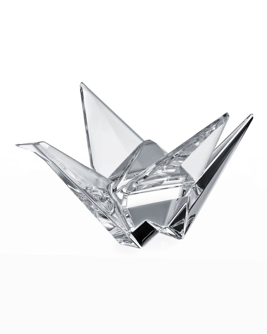 Baccarat Origami Crane Neiman Marcus