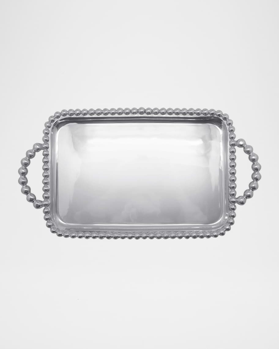 Mariposa Pearled Medium Service Tray